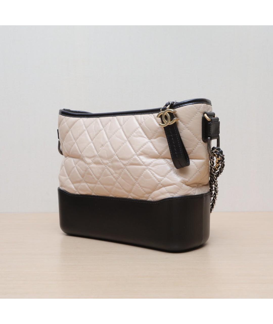 CHANEL Бежевая сумка через плечо, фото 4