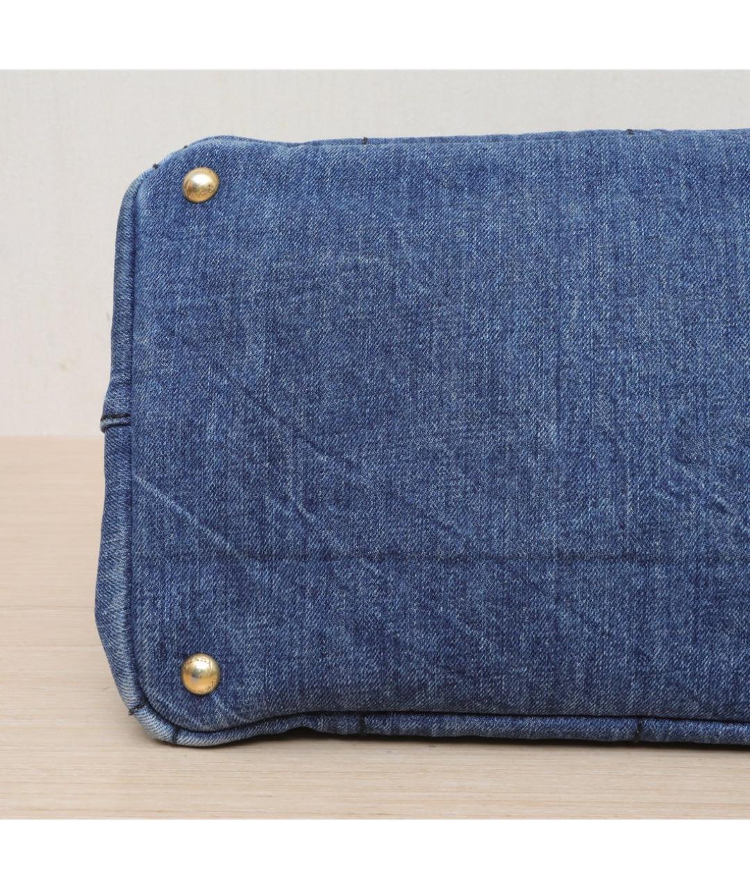 PRADA Синяя деним сумка через плечо, фото 9