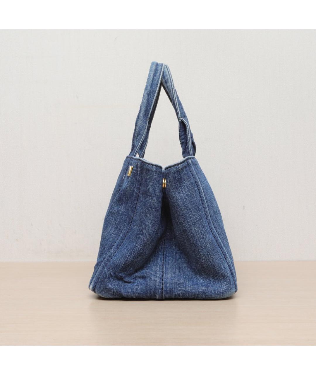 PRADA Синяя деним сумка через плечо, фото 5