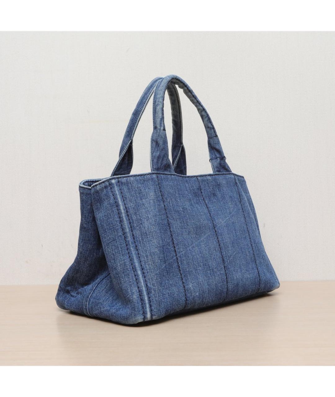 PRADA Синяя деним сумка через плечо, фото 6