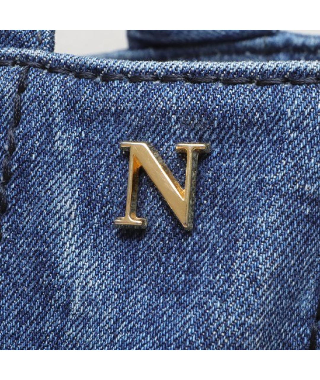 PRADA Синяя деним сумка через плечо, фото 8