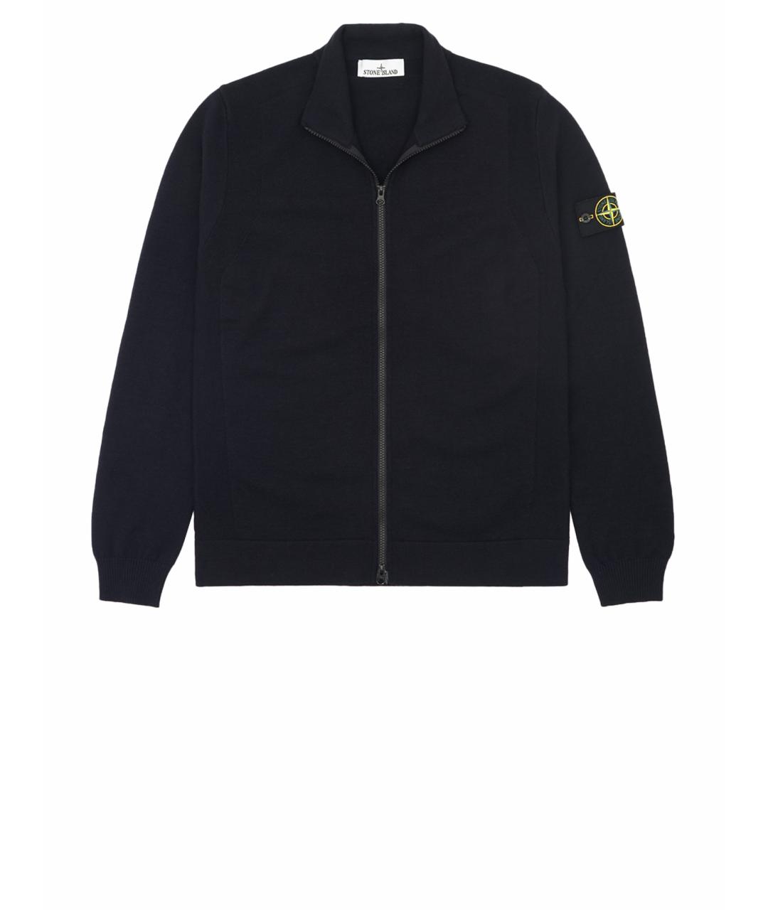 STONE ISLAND Синий шерстяной джемпер / свитер, фото 1