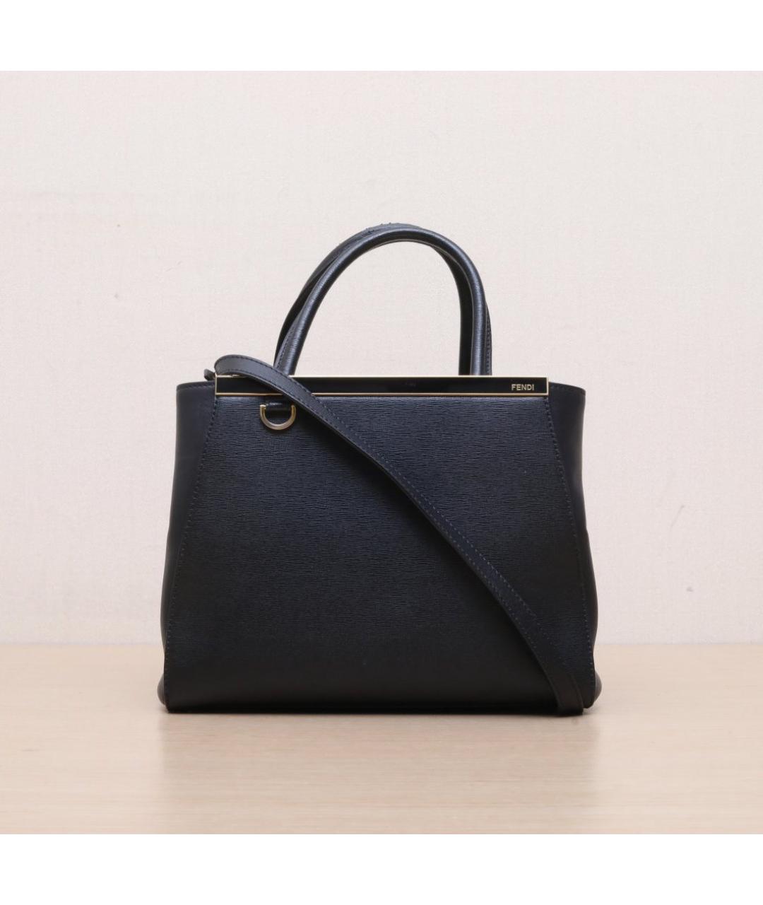 FENDI Черная кожаная сумка через плечо, фото 3