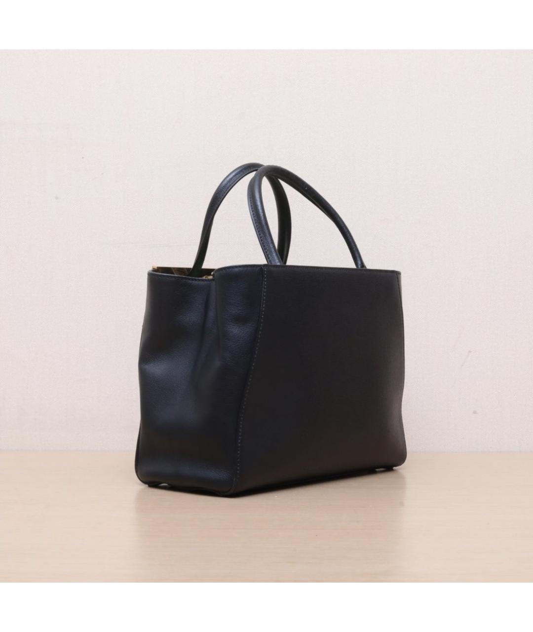 FENDI Черная кожаная сумка через плечо, фото 6