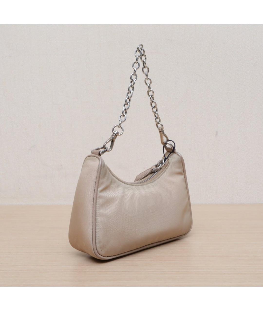 PRADA Розовая кожаная сумка через плечо, фото 6