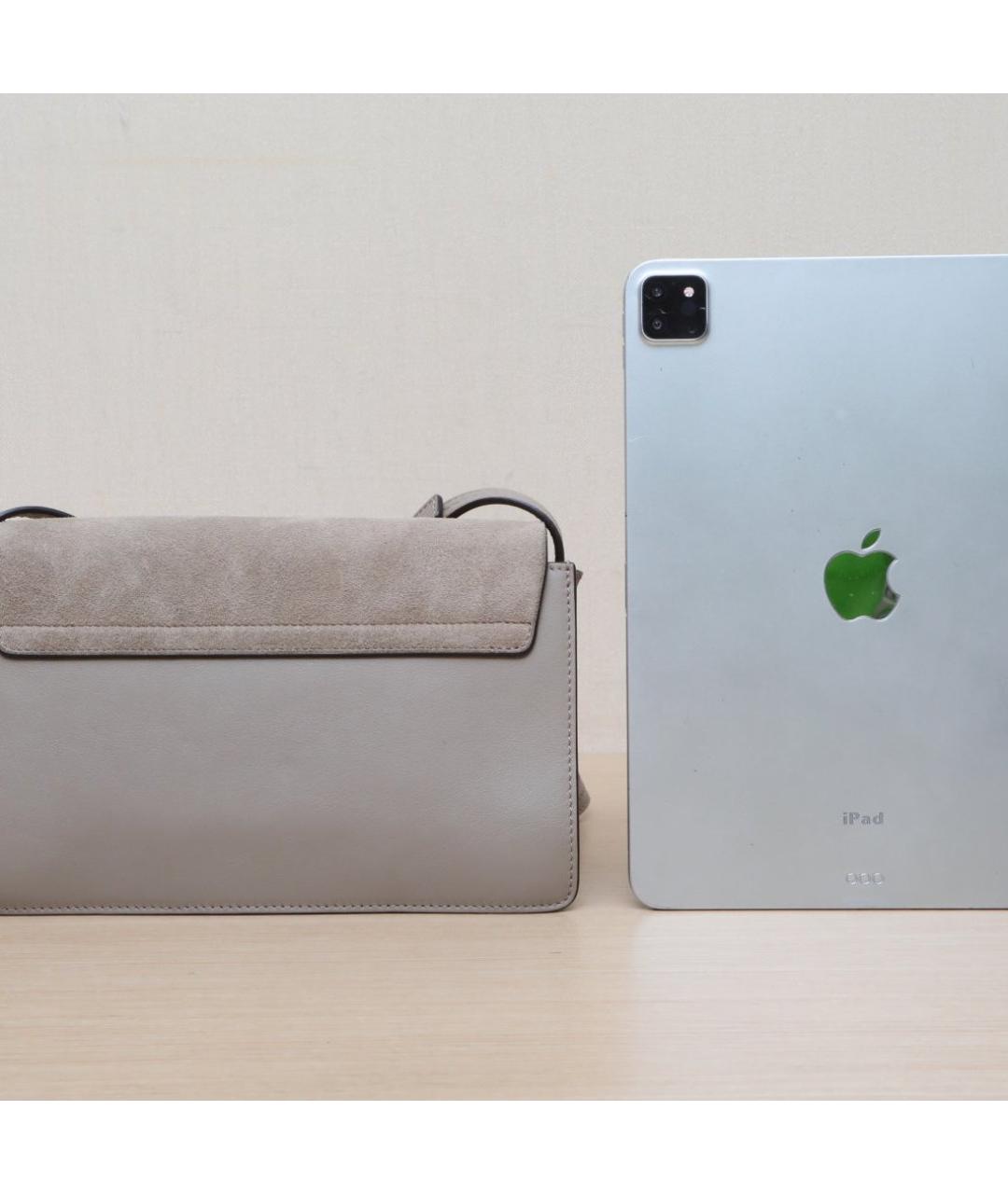 CHLOE Бежевая замшевая сумка через плечо, фото 7