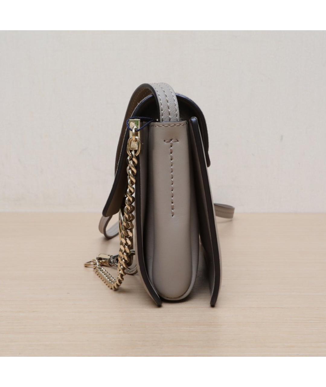 CHLOE Бежевая замшевая сумка через плечо, фото 5