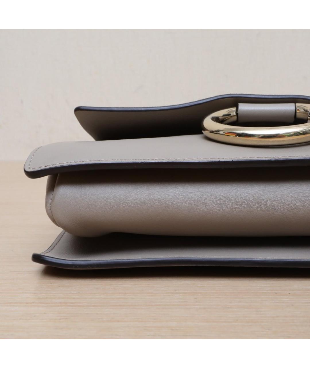 CHLOE Бежевая замшевая сумка через плечо, фото 9