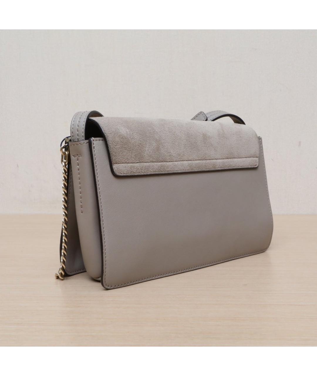 CHLOE Бежевая замшевая сумка через плечо, фото 6