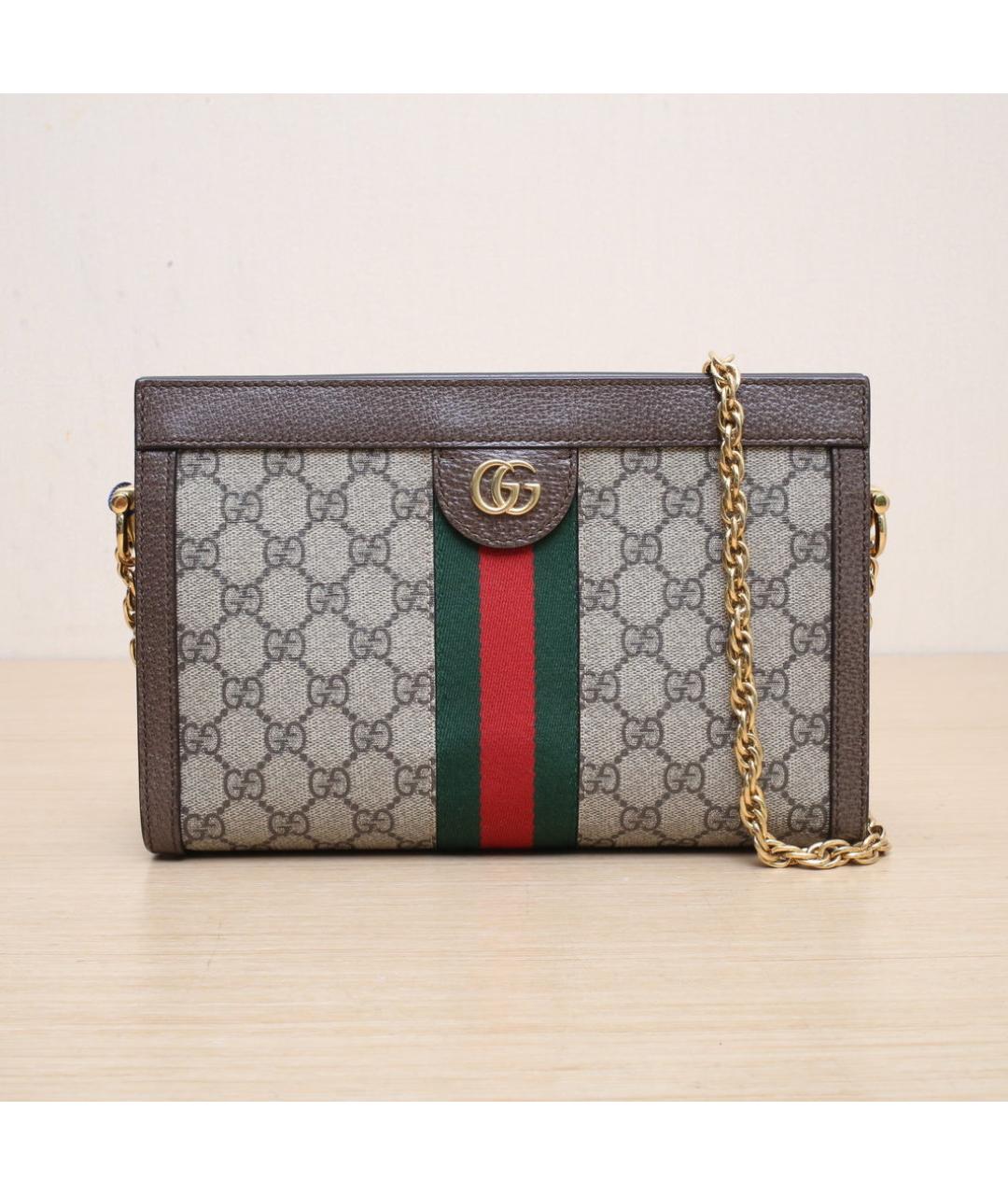 GUCCI Коричневая сумка через плечо, фото 3