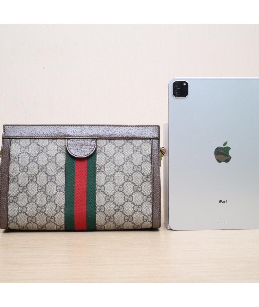 GUCCI Коричневая сумка через плечо, фото 7