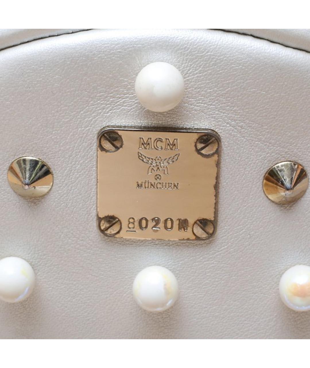MCM Белая сумка через плечо, фото 8