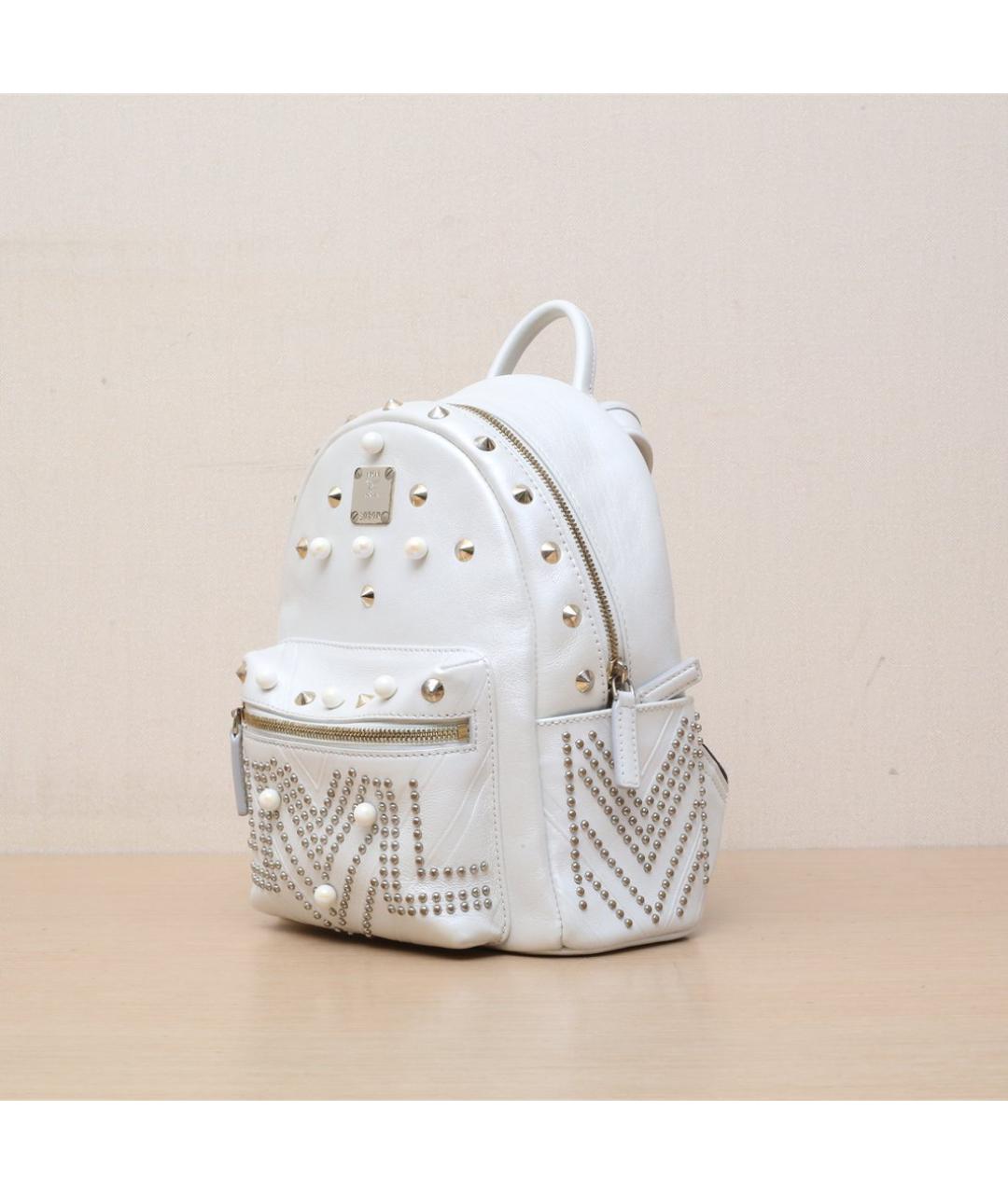 MCM Белая сумка через плечо, фото 4