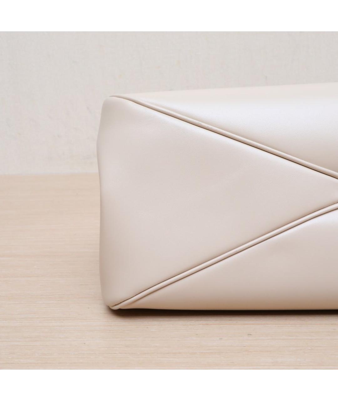 CHRISTIAN DIOR Бежевая кожаная сумка через плечо, фото 9