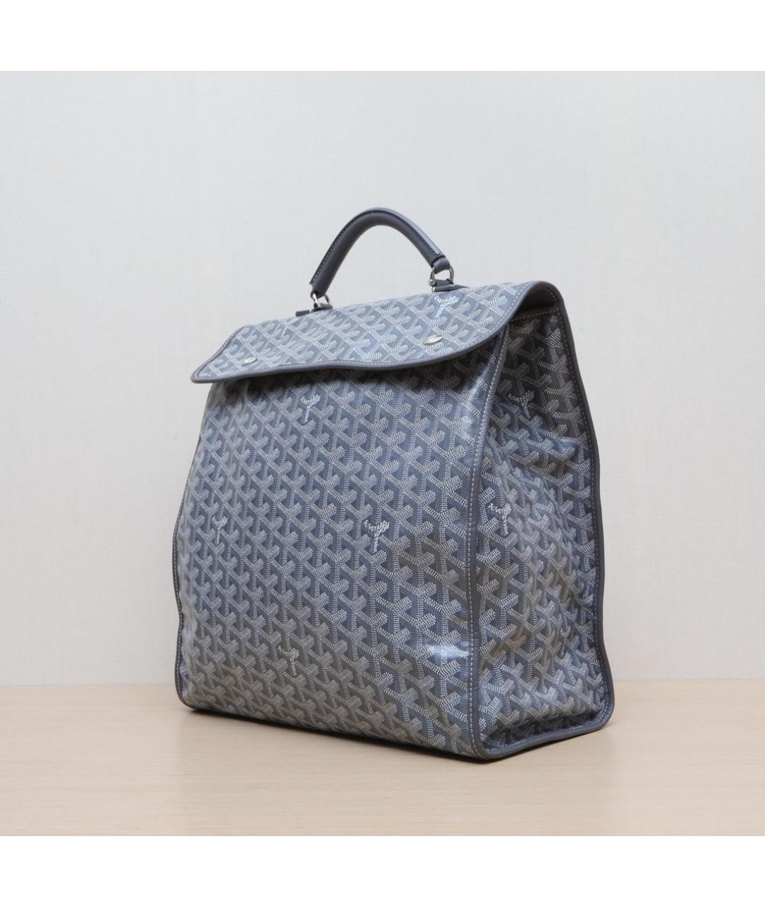 GOYARD Серый рюкзак, фото 4