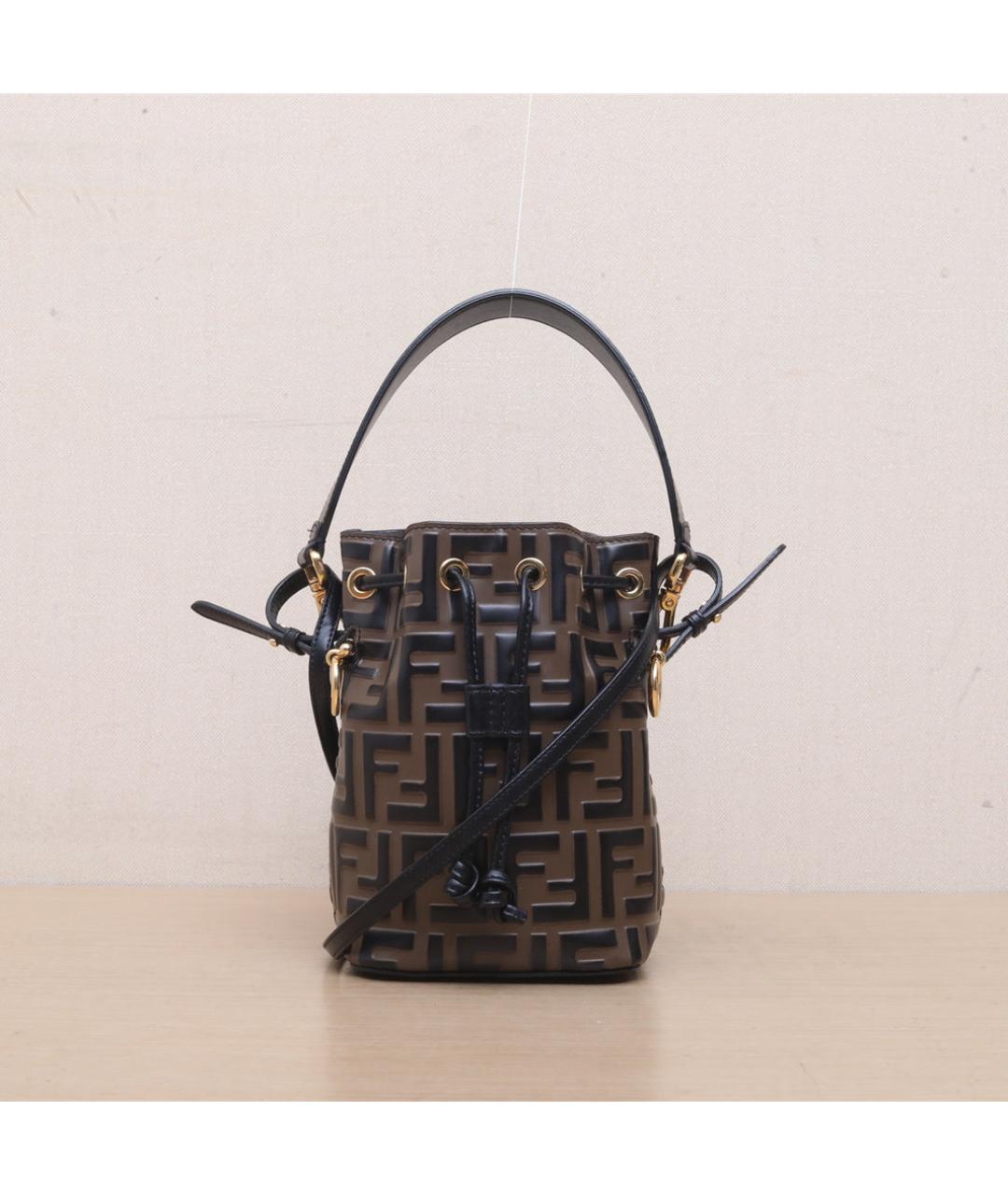 FENDI Коричневая сумка через плечо, фото 3