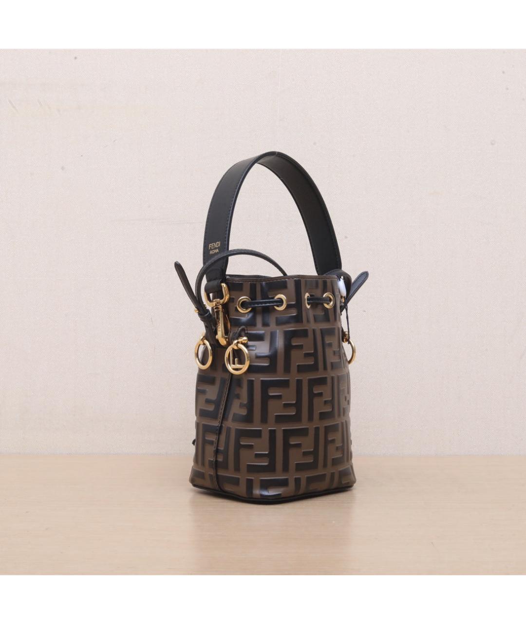 FENDI Коричневая сумка через плечо, фото 6