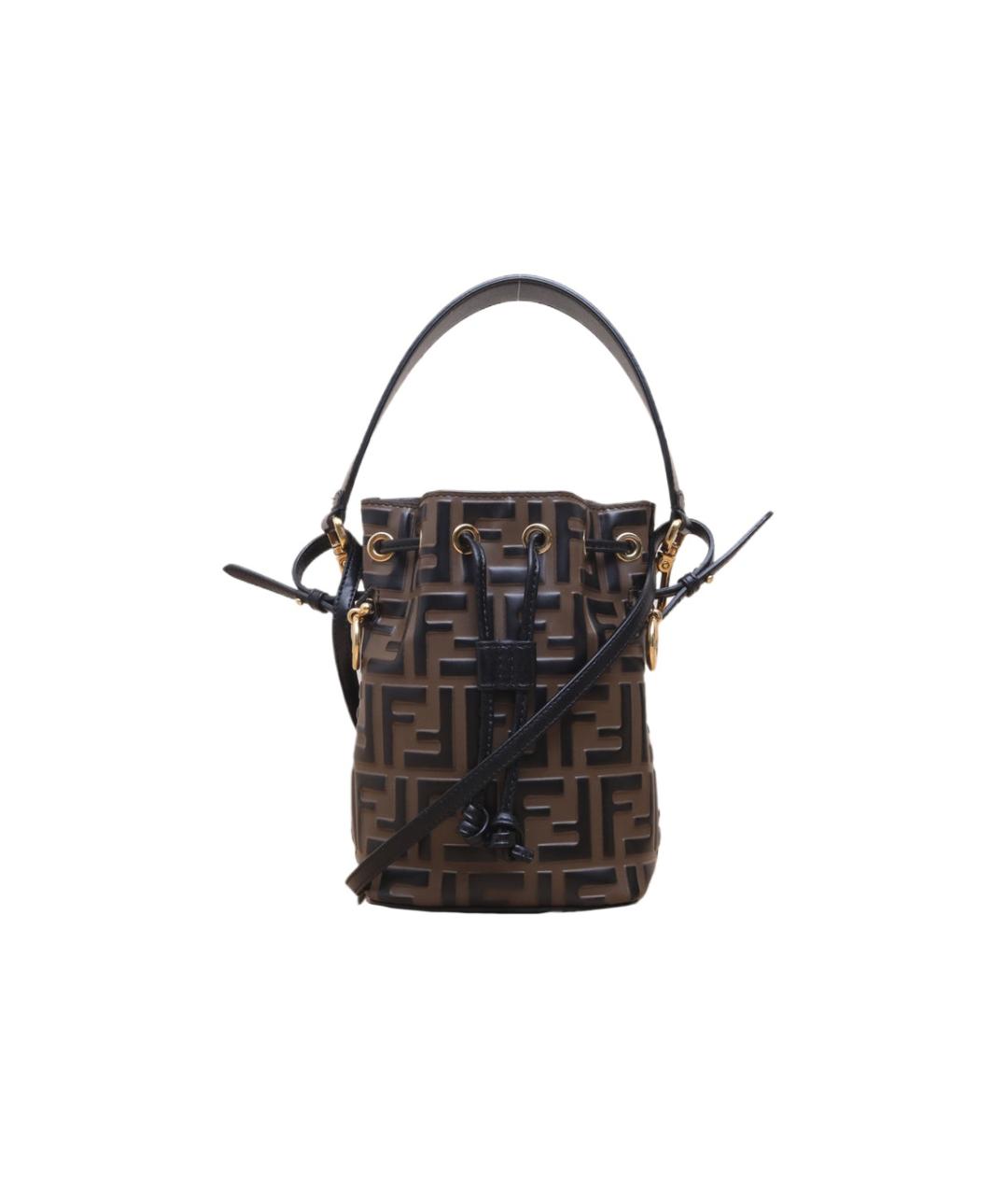 FENDI Коричневая сумка через плечо, фото 1