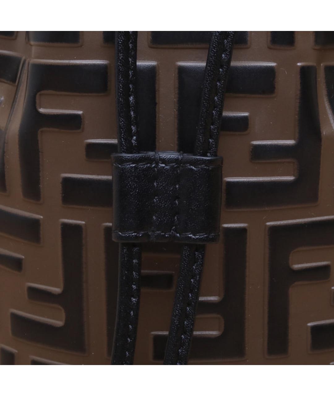 FENDI Коричневая сумка через плечо, фото 8