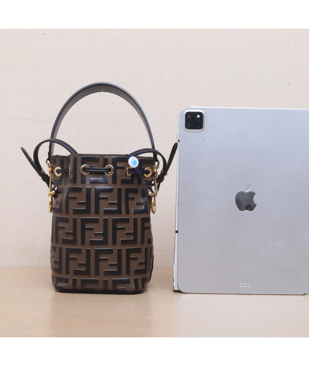 FENDI Коричневая сумка через плечо, фото 7