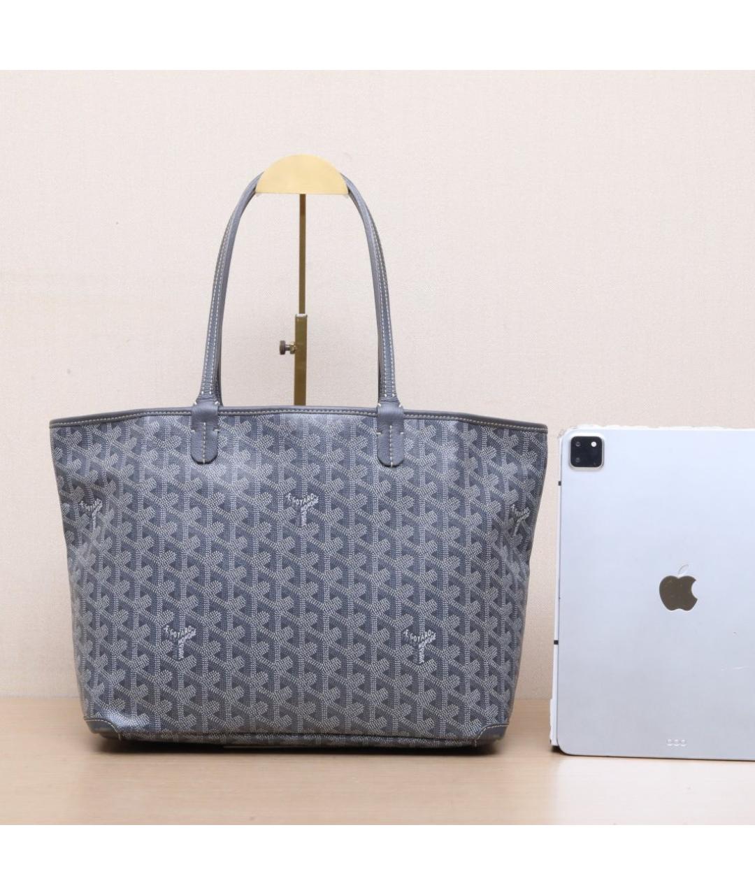 GOYARD Серая сумка через плечо, фото 7