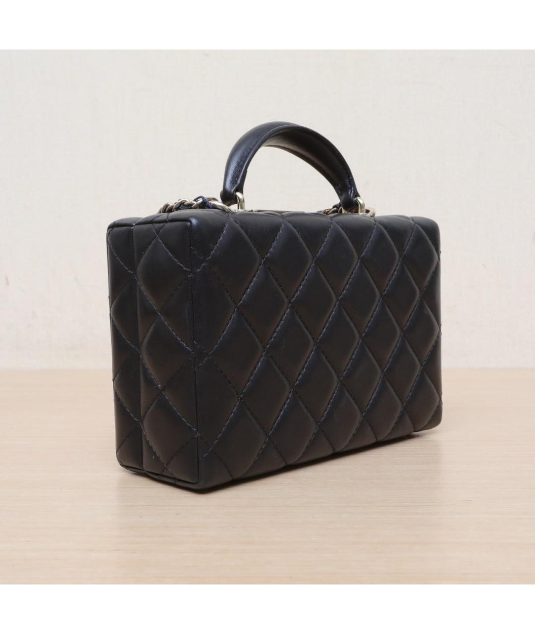 CHANEL Черная кожаная сумка через плечо, фото 6