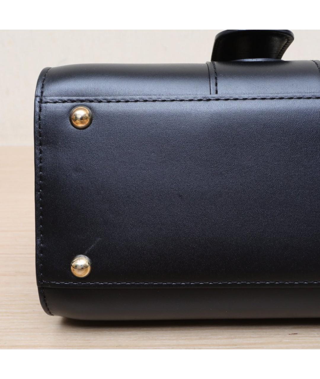 DELVAUX Черная кожаная сумка через плечо, фото 9