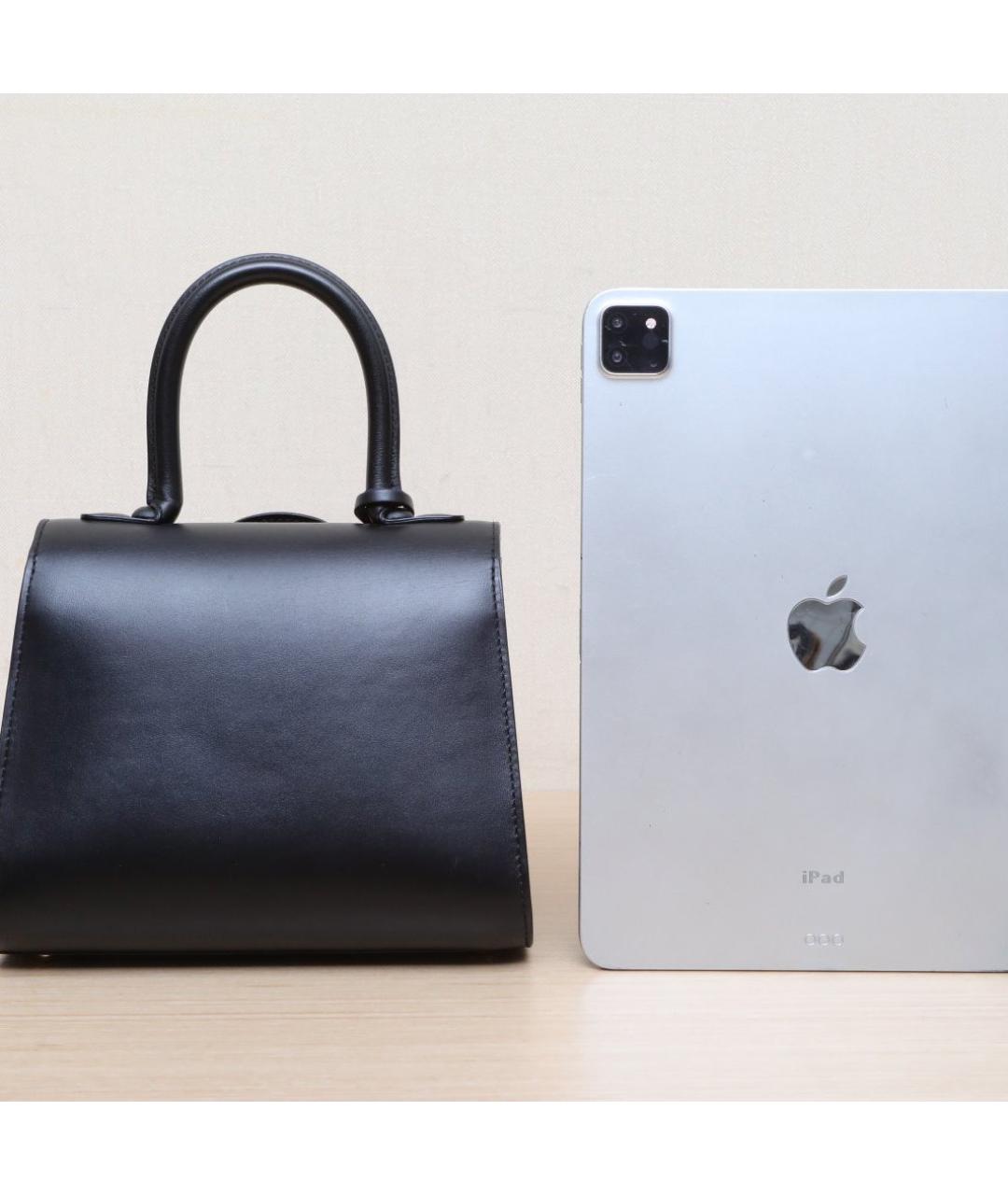 DELVAUX Черная кожаная сумка через плечо, фото 7