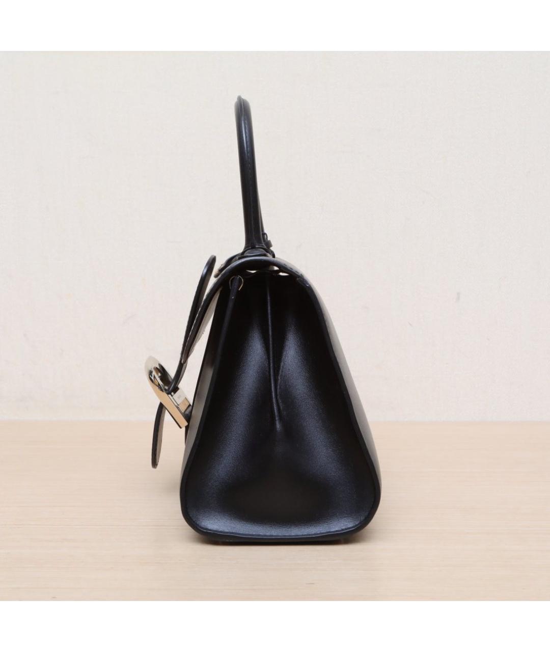 DELVAUX Черная кожаная сумка через плечо, фото 5