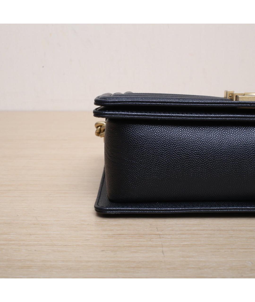 CHANEL Черная кожаная сумка через плечо, фото 9