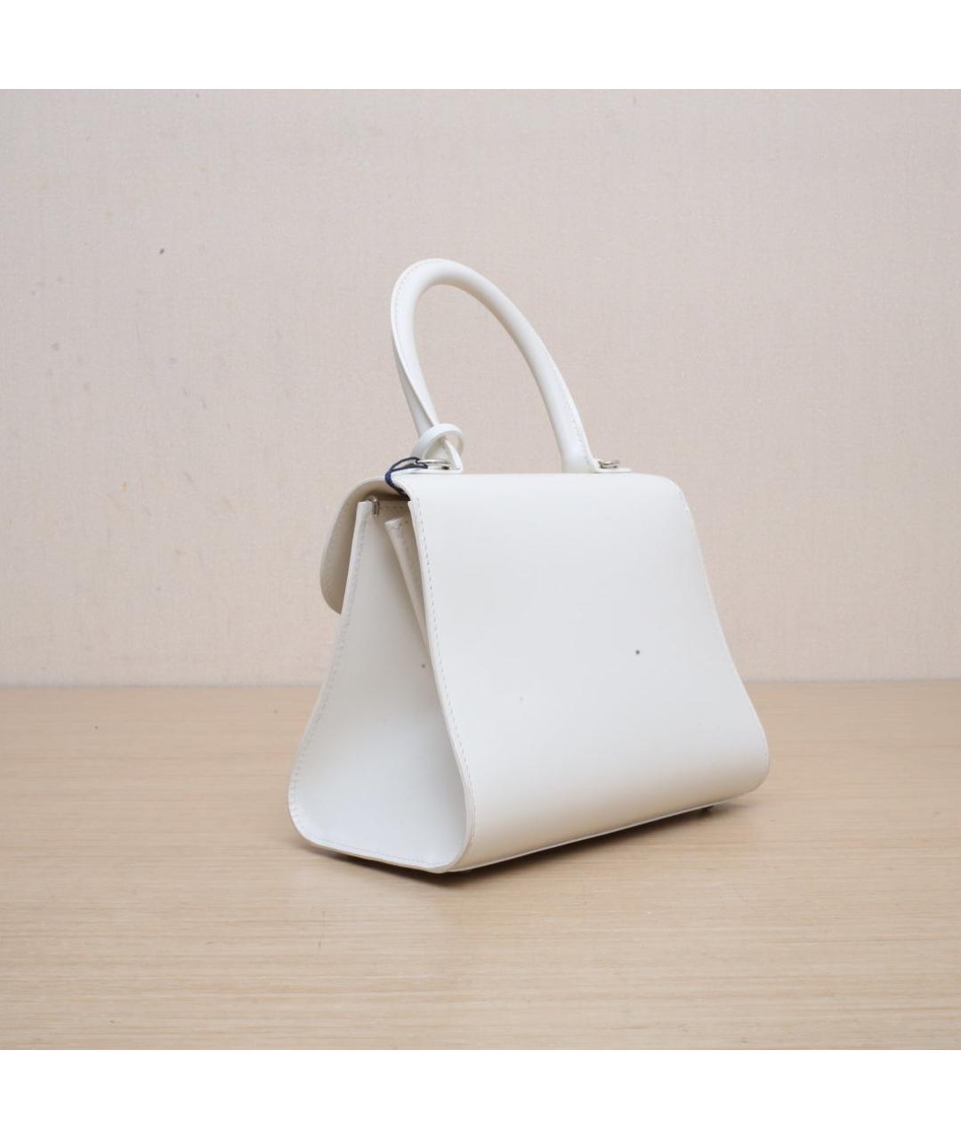 DELVAUX Белая кожаная сумка через плечо, фото 6