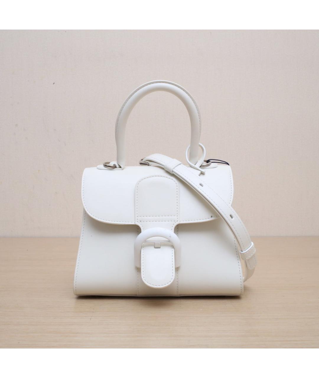 DELVAUX Белая кожаная сумка через плечо, фото 2