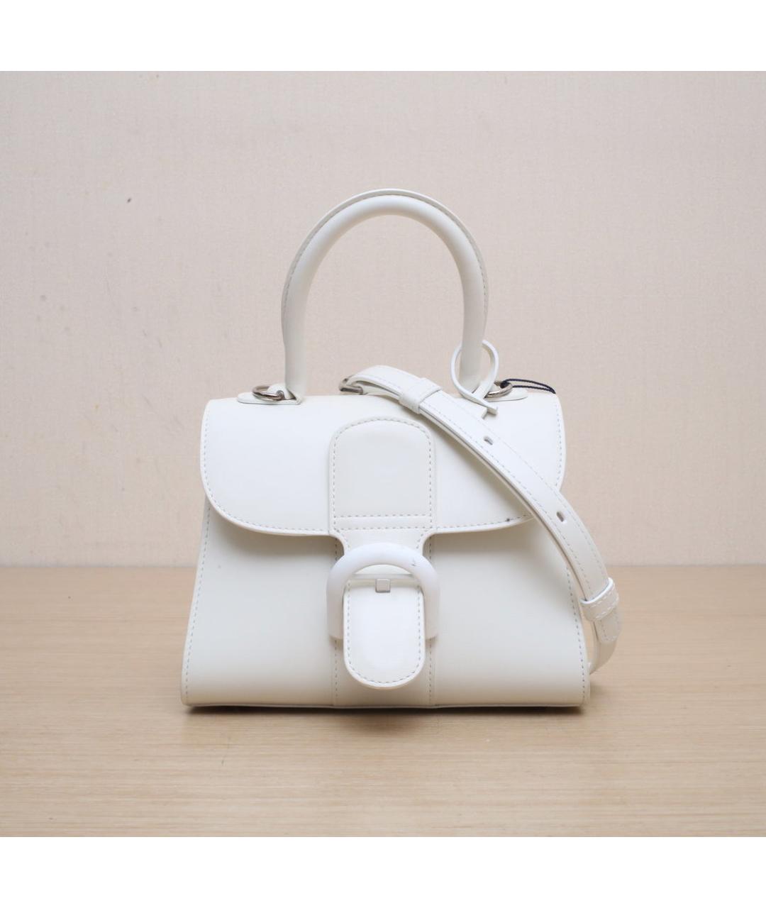 DELVAUX Белая кожаная сумка через плечо, фото 3