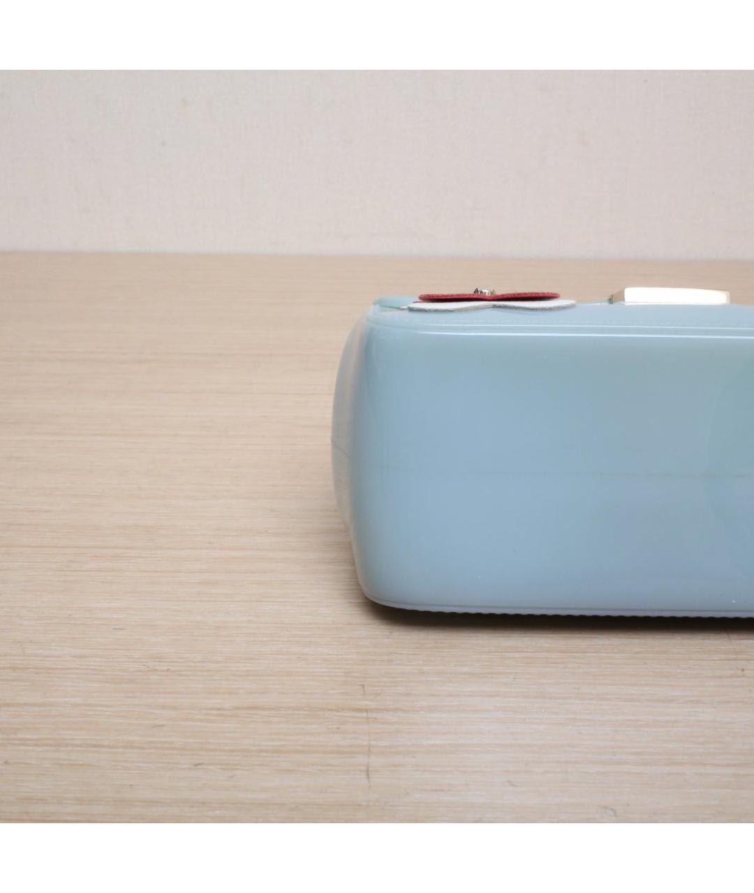 FURLA Голубая кожаная сумка через плечо, фото 9