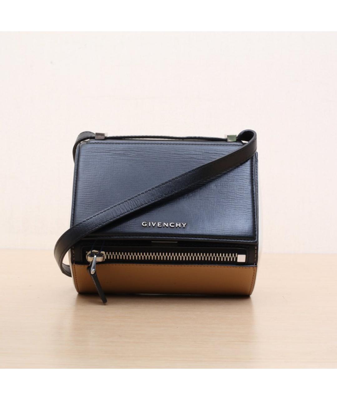 GIVENCHY Черная кожаная сумка через плечо, фото 3