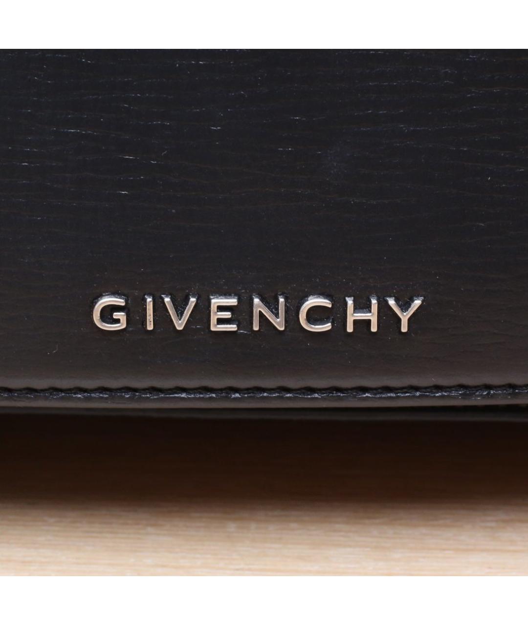 GIVENCHY Черная кожаная сумка через плечо, фото 8