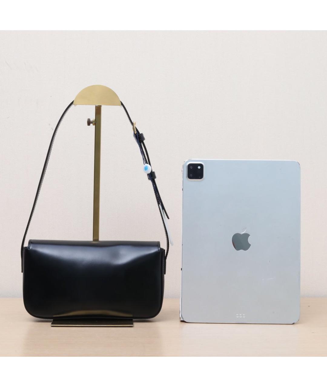 CELINE Черная кожаная сумка через плечо, фото 7