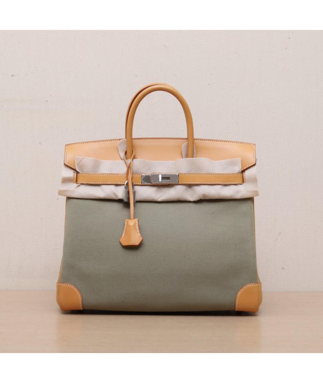 HERMES Коричневая сумка с короткими ручками, фото 3