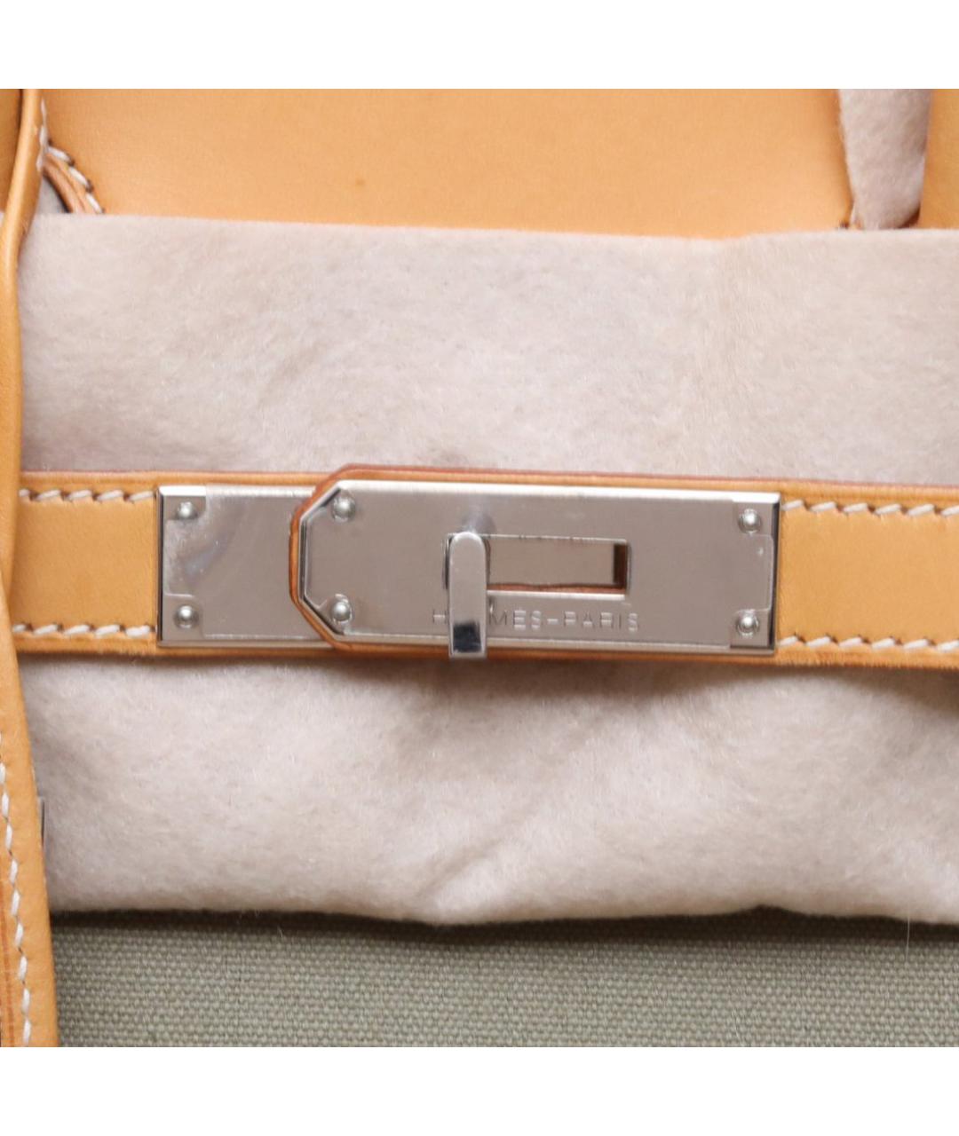 HERMES Коричневая сумка с короткими ручками, фото 8