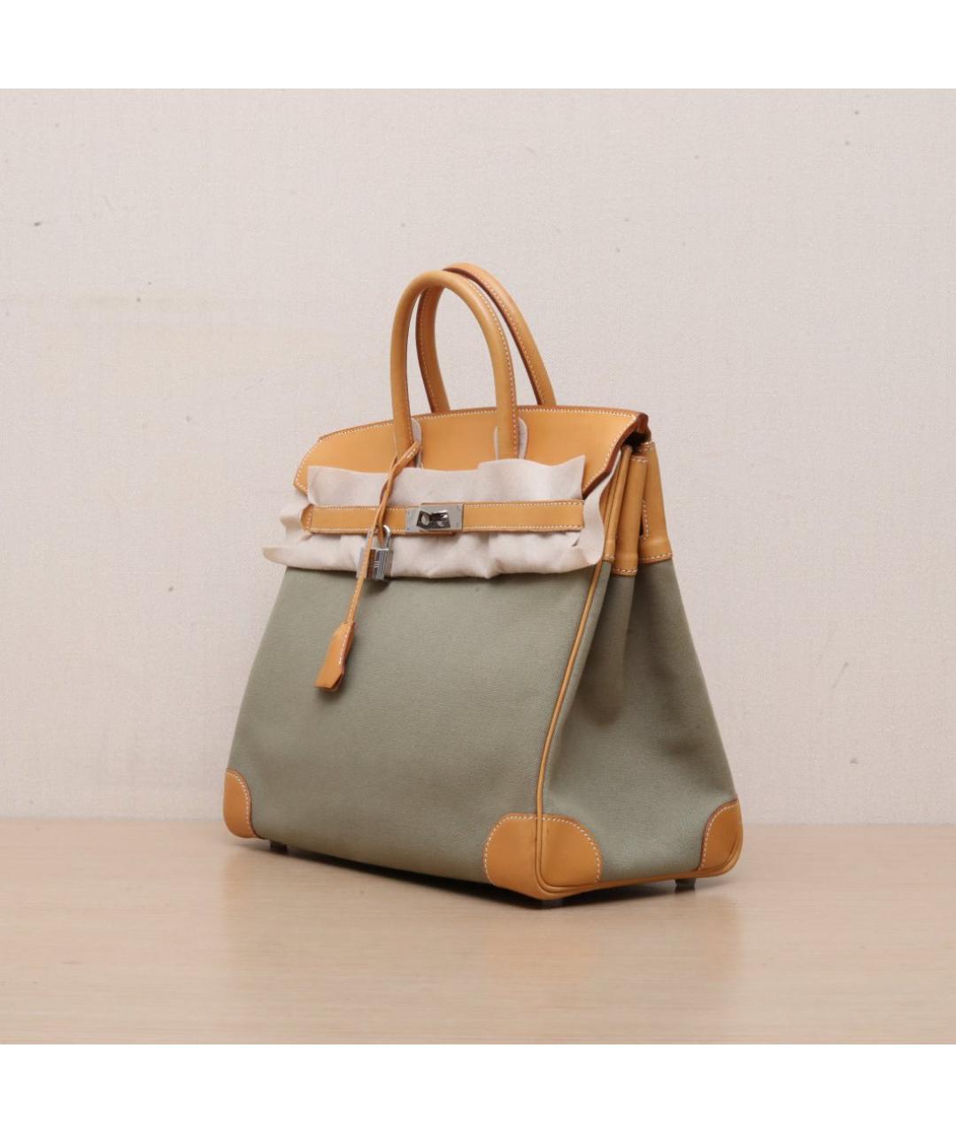 HERMES Коричневая сумка с короткими ручками, фото 4