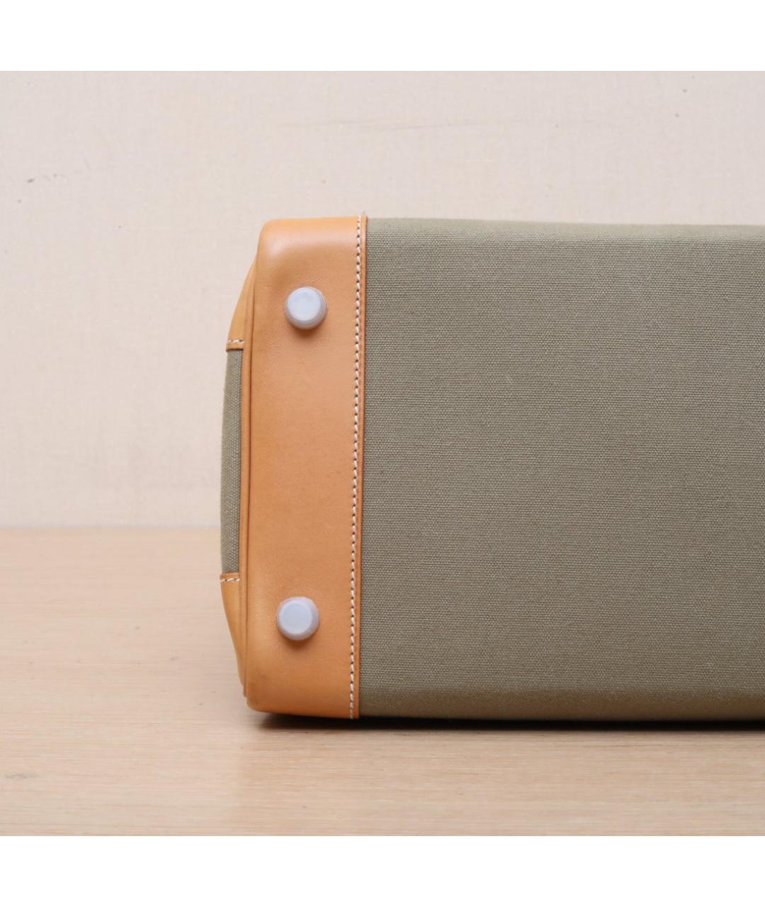 HERMES Коричневая сумка с короткими ручками, фото 9