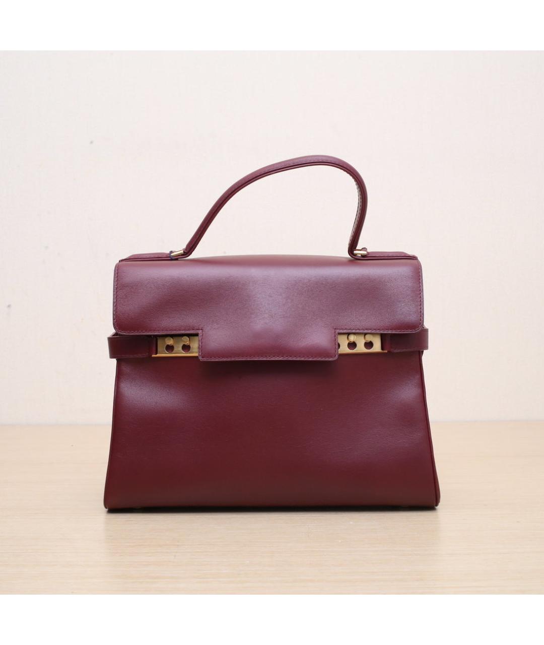 DELVAUX Красная кожаная сумка через плечо, фото 3