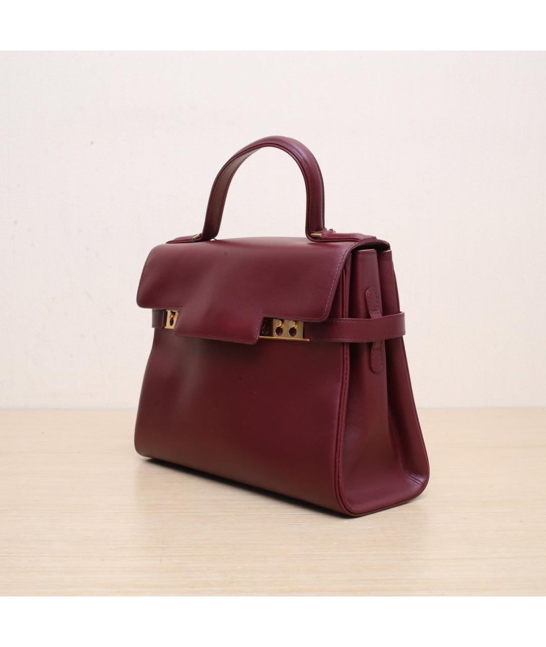 DELVAUX Красная кожаная сумка через плечо, фото 4