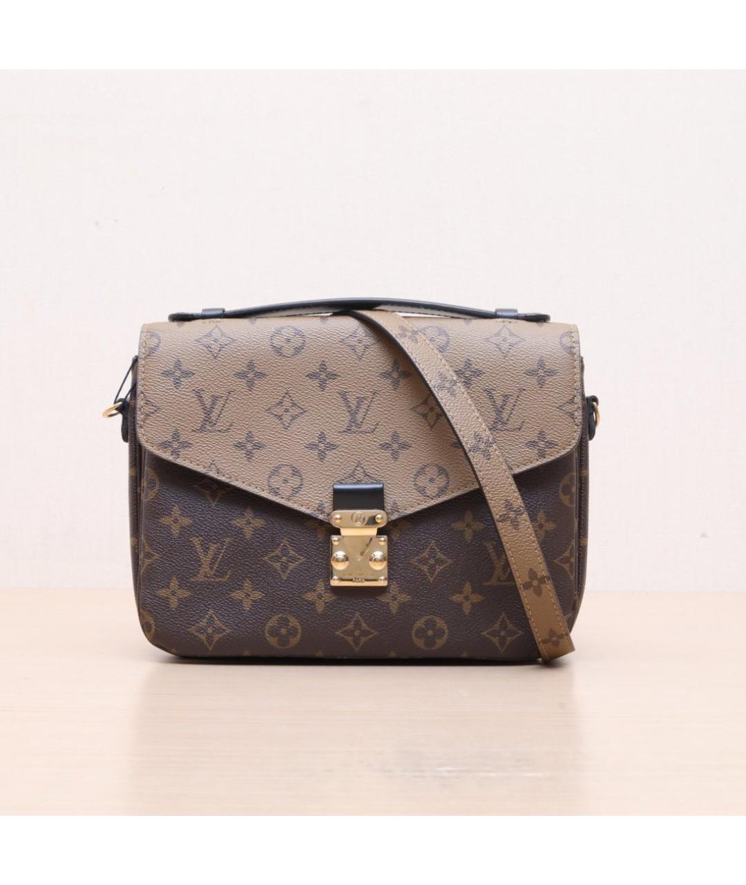 LOUIS VUITTON Коричневая сумка через плечо, фото 3