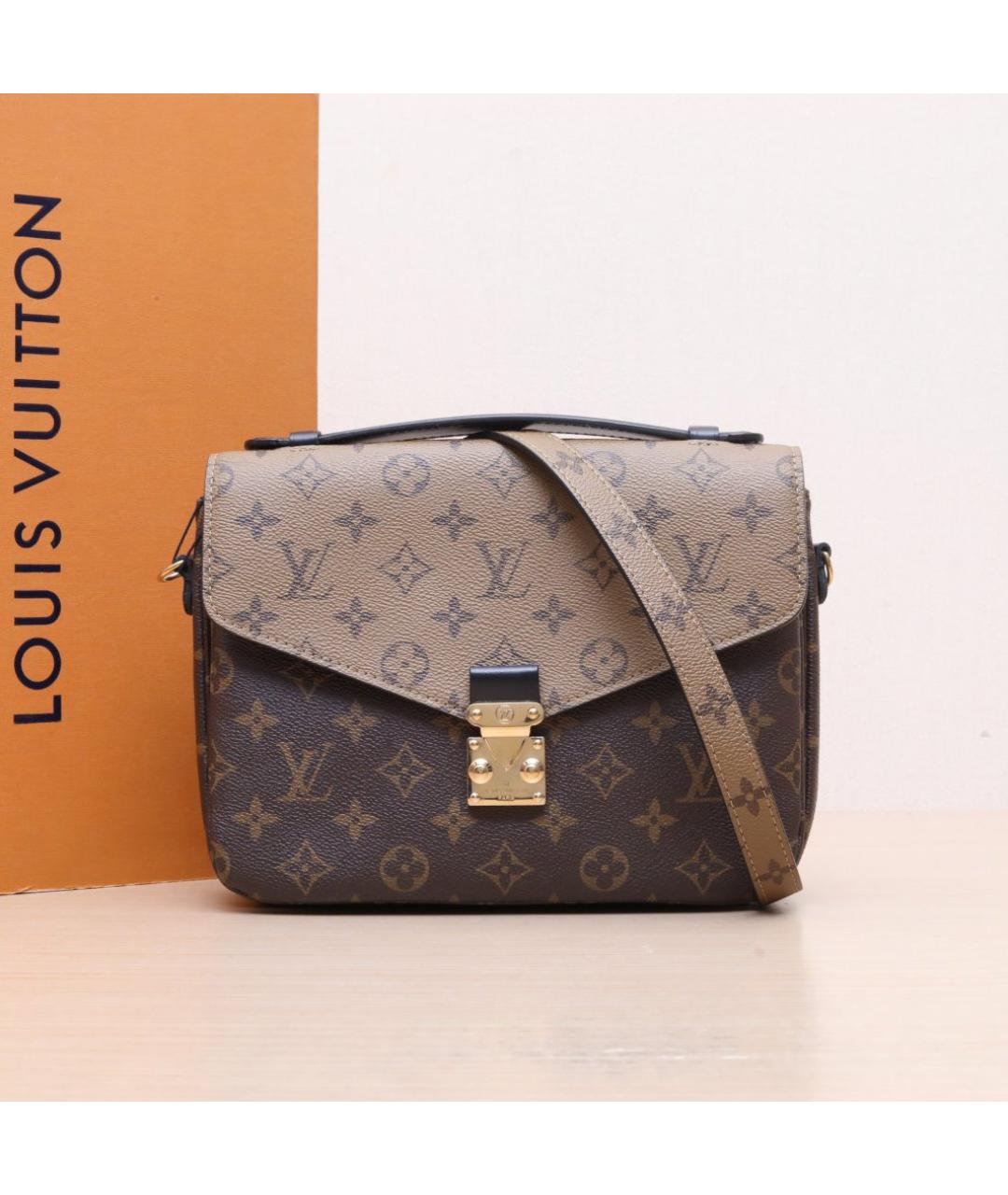 LOUIS VUITTON Коричневая сумка через плечо, фото 2