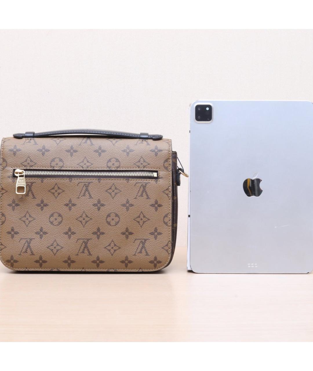 LOUIS VUITTON Коричневая сумка через плечо, фото 7