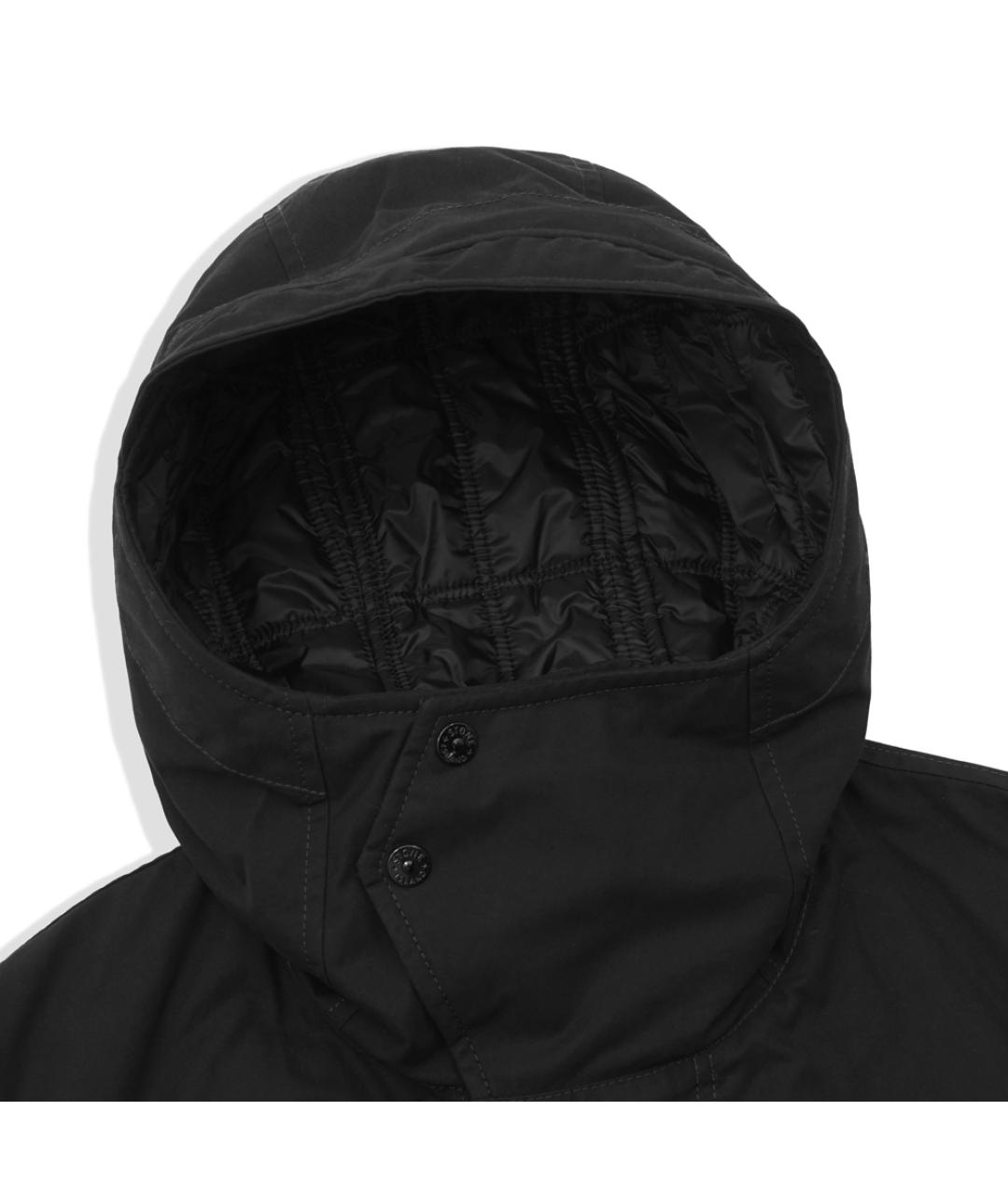 STONE ISLAND Черная хлопковая куртка, фото 2