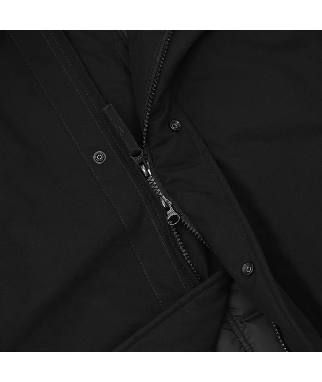 STONE ISLAND Черная хлопковая куртка, фото 4