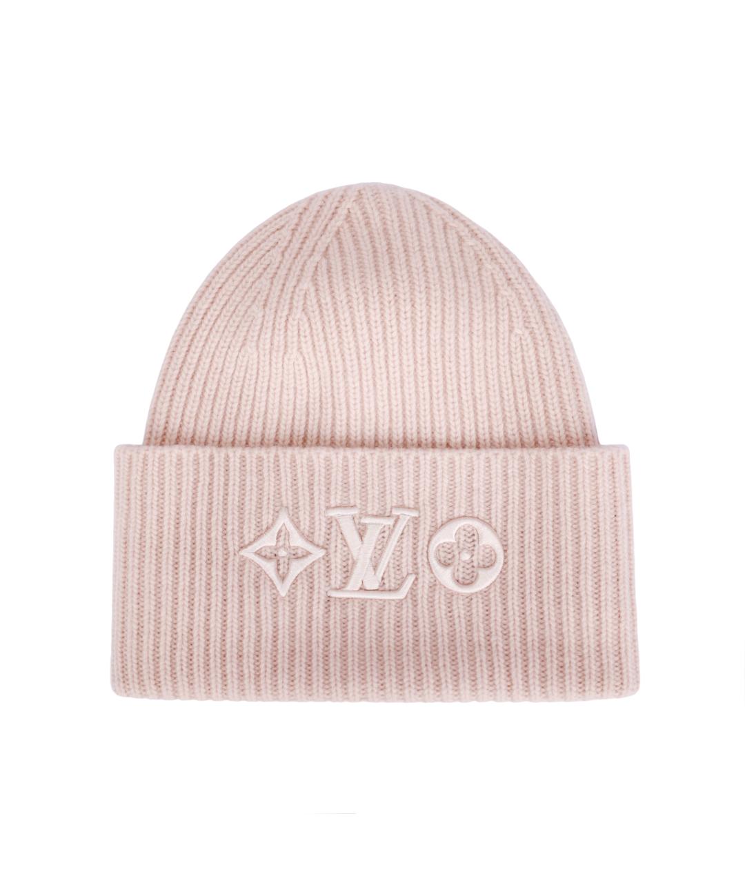 LOUIS VUITTON Розовая шапка, фото 1