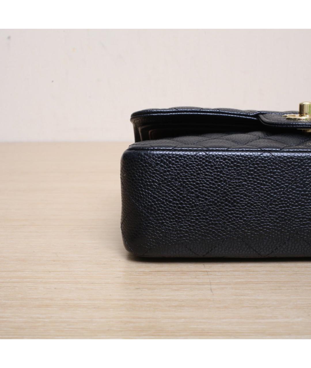 CHANEL Черная кожаная сумка через плечо, фото 9